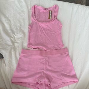 SKIMS Bubblegum Sleepwear Set